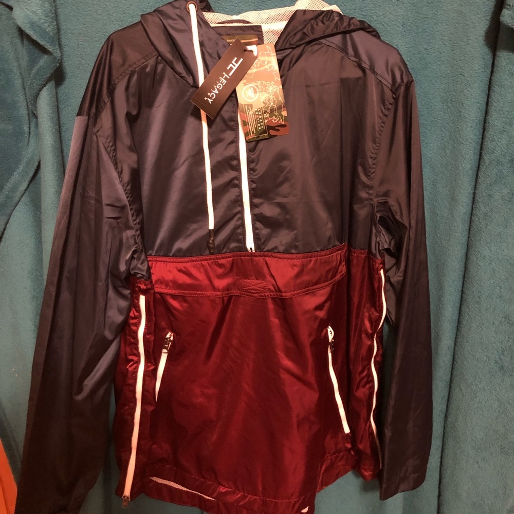 Jordan Craig Maroon Windbreaker Legacy Edition